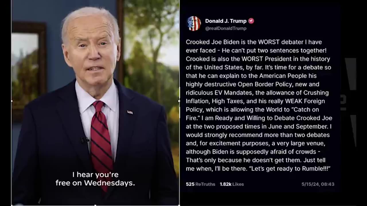 Trump vs Biden debate? Red Wave, Public battle brings awakening