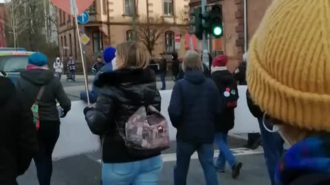 Demo für Frieden und Freiheit - Marburg - 5.2.2022