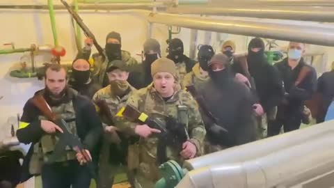 Young Ukrainian men taken up arms, vowing revenge on Russian forces