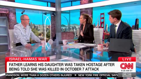 Father of Israeli hostage breaks down