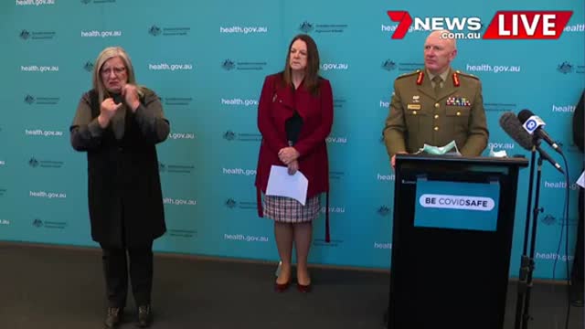 National COVID-19 update: Australian Government Alison McMillan speaking