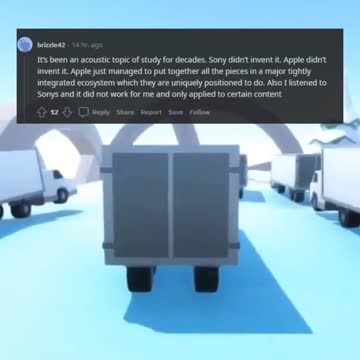 Apples personalized spatial audio trick is really a Sony idea