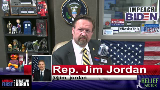 The Democrats now hate America. Rep. Jim Jordan with Sebastian Gorka on AMERICA First