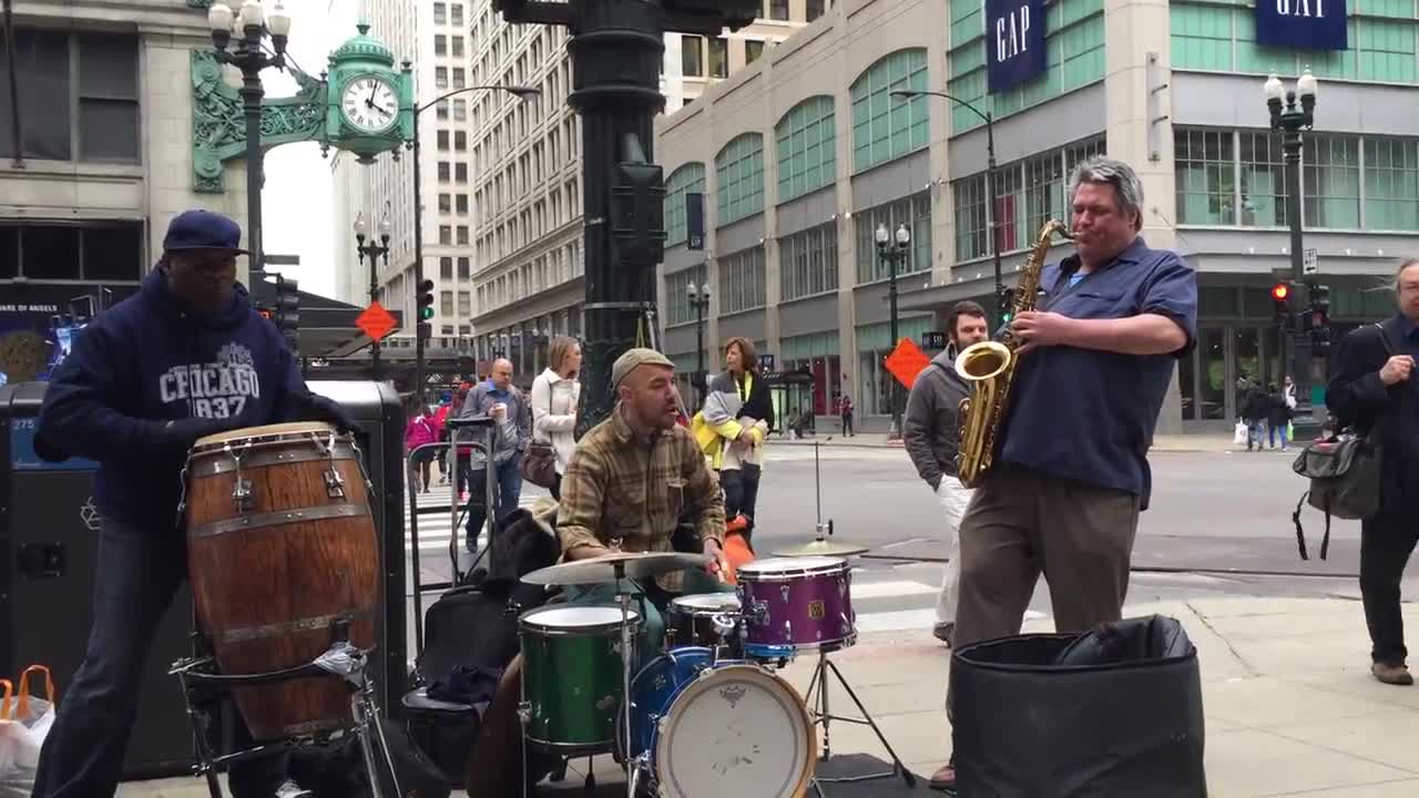 Jazz Buskers @ State Street (Chicago)