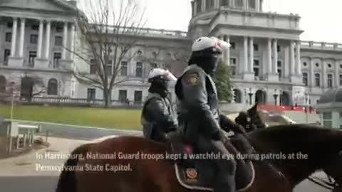 National Guard out in force to protect Pa. Capitol