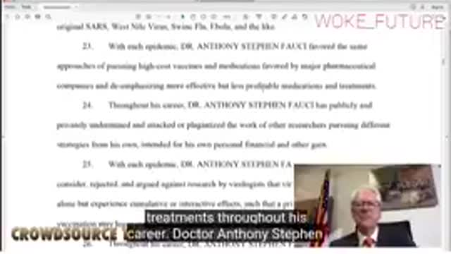 The Indictment of Anthony Fauci - could it be?