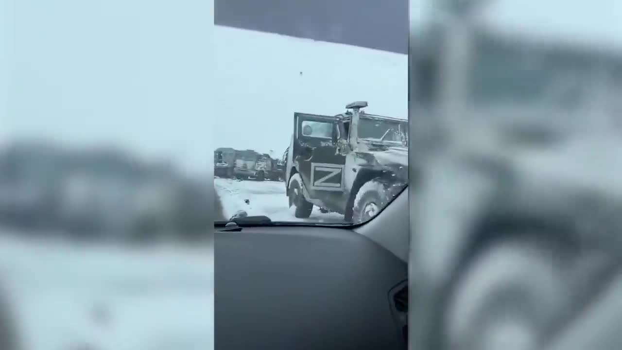 Tones of Russian broken military equipment near Kharkov