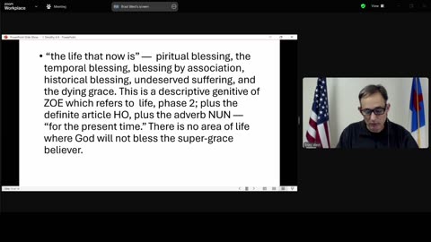 1 Timothy 4:8 Spiritual Exercise, Pastor Brad West, 04 DEC 2024