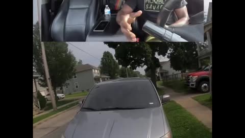 Bro tried to run with the water hose 🤣