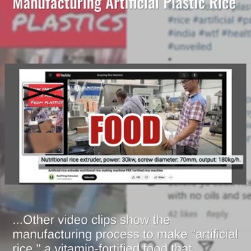 Fact Check: Videos In Montage Do NOT Show Indian Factories Manufacturing Artificial Plastic Rice