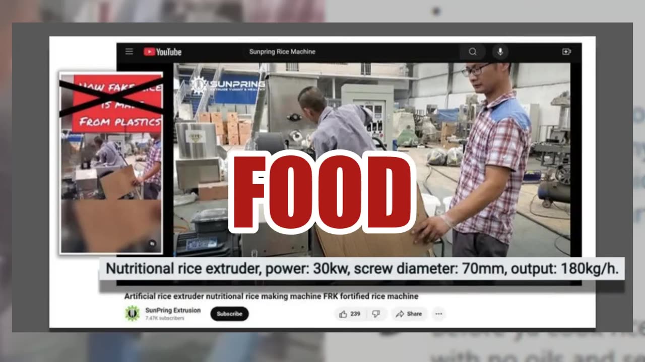 Fact Check: Videos In Montage Do NOT Show Indian Factories Manufacturing Artificial Plastic Rice