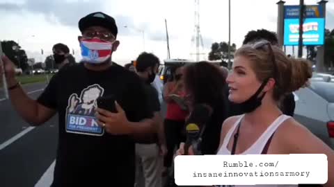 Biden Supporter Trolls Himself!! LOL