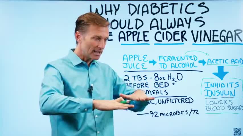 Why Should You Use Apple Cider Vinegar (ACV) For Diabetes? - Dr.Berg