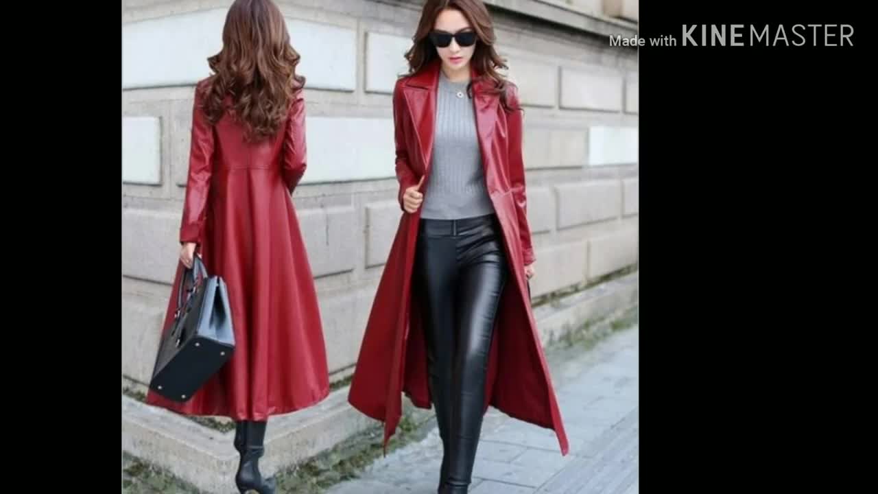 Exclusive collection of winter long coat & style girls stylish coat.