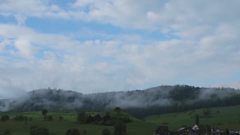 fogging landscape