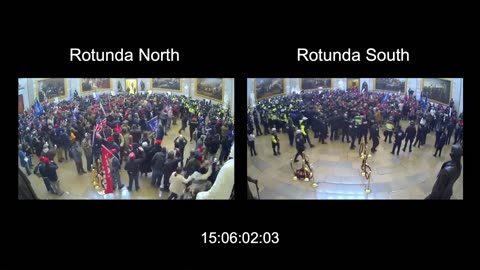 J6 footage of Rotunda 2021