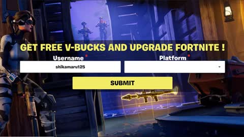 Free V Bucks Fortnite generator