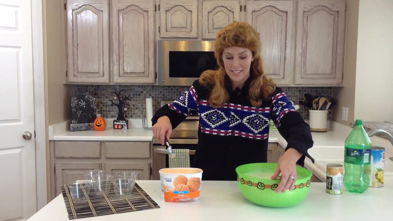 How To Make Orange Party Punch | Halloween