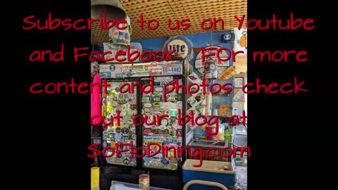 SoFloDinings Vlog review of Alabama Jacks in Key Largo