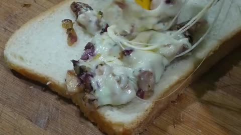 CHICKEN TOAST #shorts #asmr #food