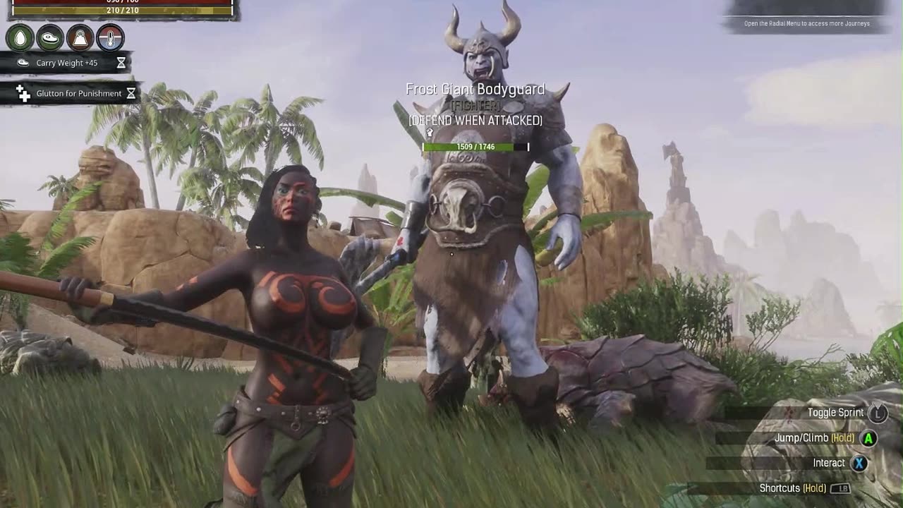 Conan Exiles, update 2 09, Leveling up frost giant, busty, Boobs, breast expansion, silicone boob