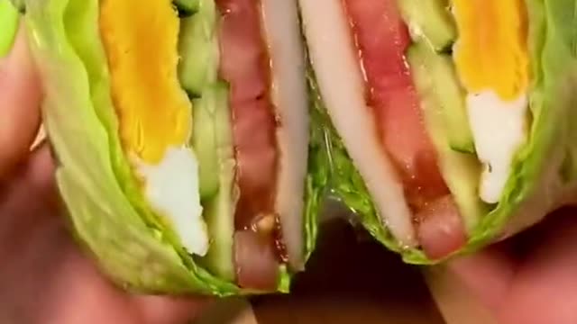 Lettuce sandwich