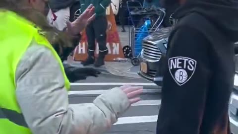 Angry Dad Shows How To Get Through Pro-Hamas Protesters Blocking The Street