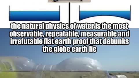 HOW WATER WORKS ON A FLAT EARTH?