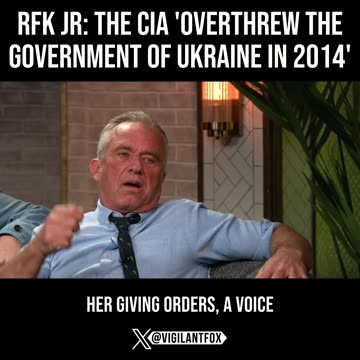 Caught on Tape: RFK Jr. Reveals CIA's Dark Role in Ukraine