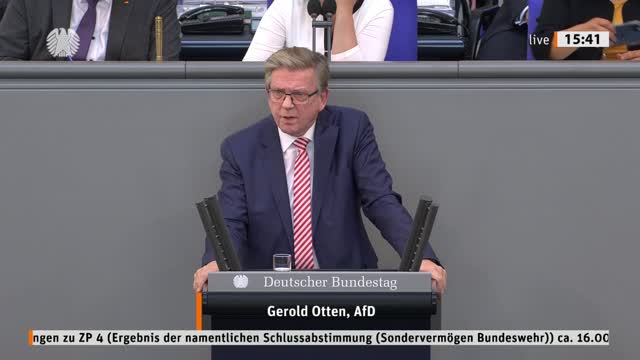 Gerold Otten Rede vom 03.06.2022 - Bundeswehrsondervermögensgesetz