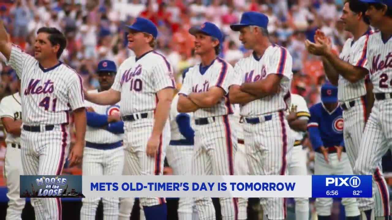 Moose on the Loose: Mets Old-Timers Day