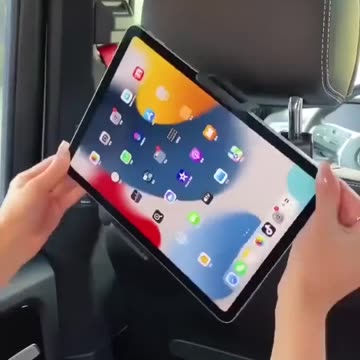 Car Back Seat Headrest Phone Holder Tablet Stand Rear Pillow Bracket