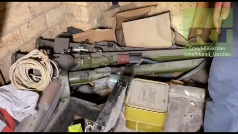 Seven Igla MANPADS worth ~$80k each captured at the Mariupol plant of Ilyich