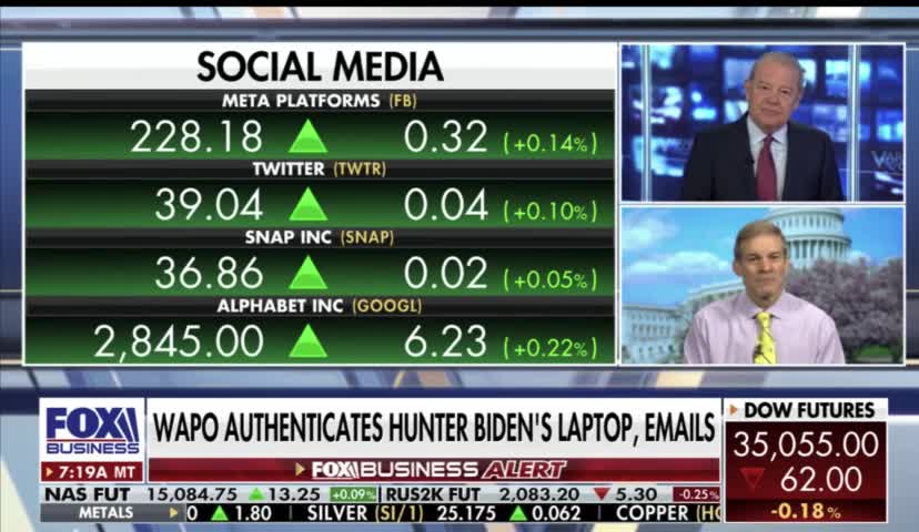Jim Jordan launches investigation into Twitter and Facebook on Hunter Biden's laptop
