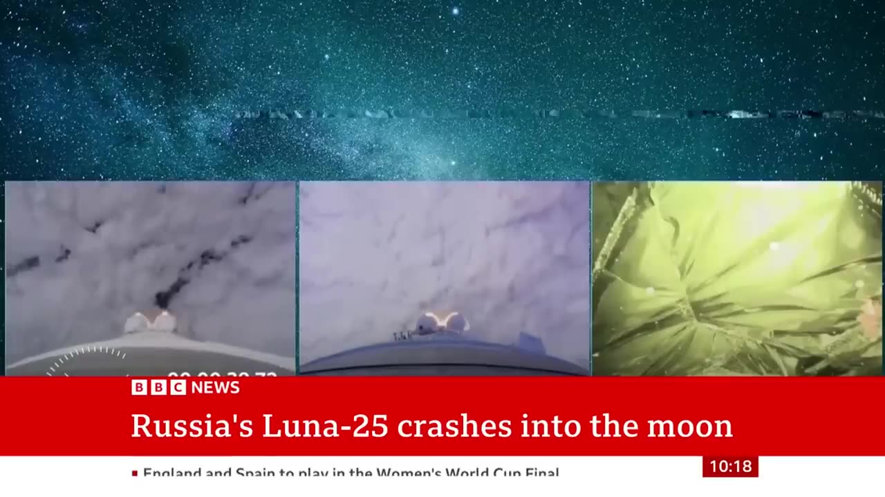 Russian spacecraft crashed in to tha moon