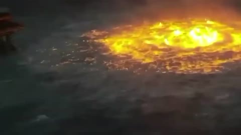 Gulf Mexico Gas pipipeline fire /mexico eye of fire