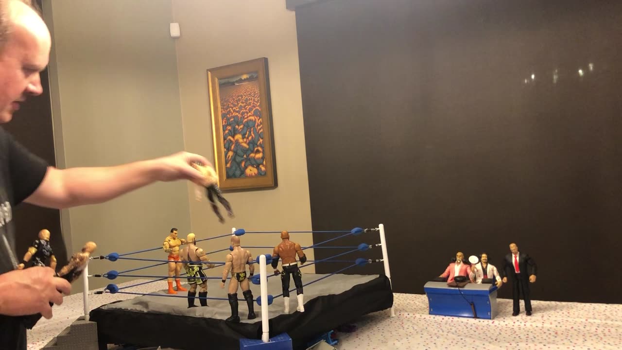 Action figure wrestling blue Empire episode one for 2024