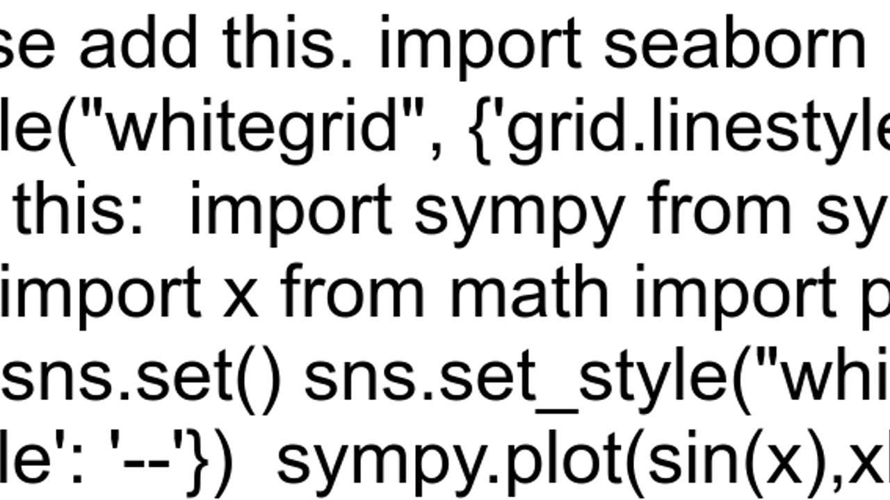 How to display grid on plot in sympy