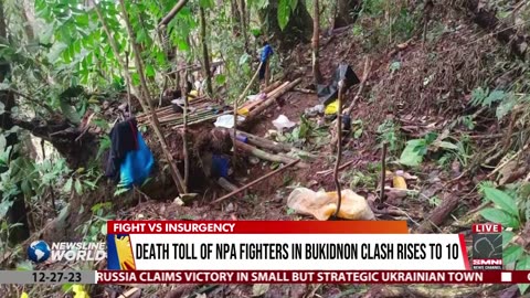 Death toll of NPA fighters in Bukidnon clash rises to 10