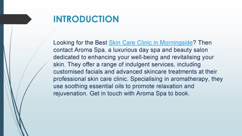 Best Skin Care Clinic in Morningside