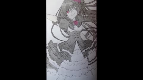 drawing Kurumi Tokisaki