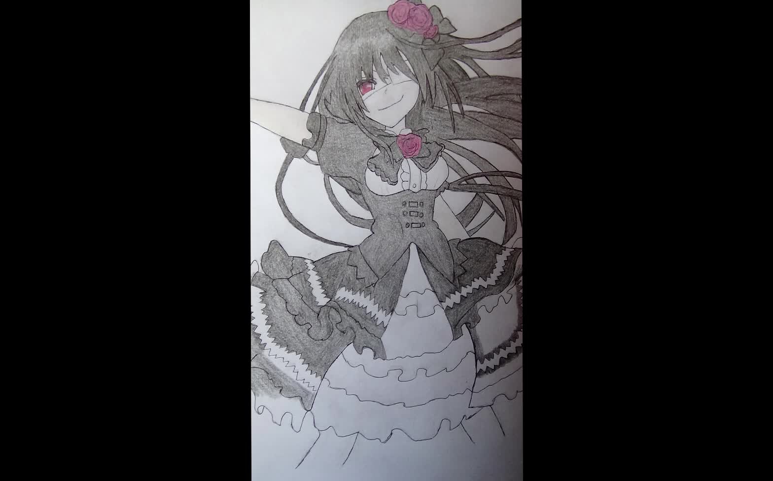 drawing Kurumi Tokisaki