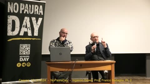 Cesena 13.12.2024 - No Paura Day - Prof. Franco Battaglia - Inganno Green Pt. 2