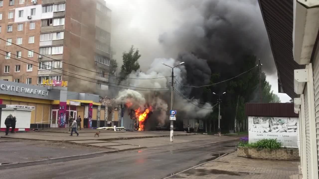 Ukraine War - Another video from Donetsk