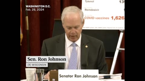 Sen. Ron Johnson on vaccines injuries