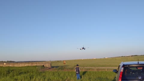 WizzAir plane landing close up!!!