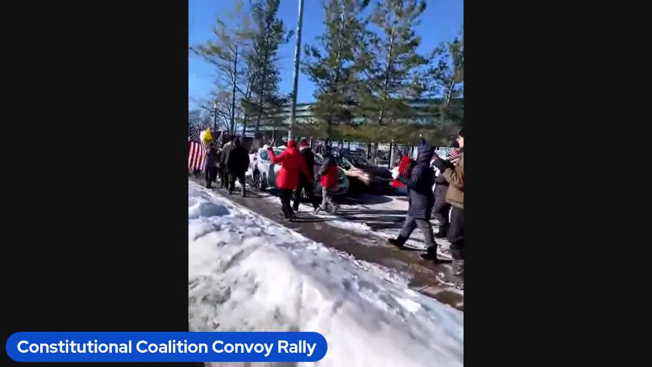 Niagara Falls, NY - Freedom Convoy (Speeches @ 24 minutes) 1-29-2022