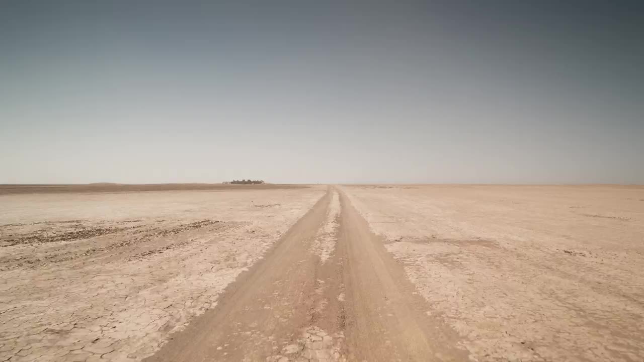 Roading through the desert
