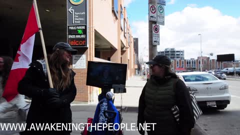 April 16th United For Freedom Rally | ROBO-Devlin Interviews | Calgary Alberta Canada