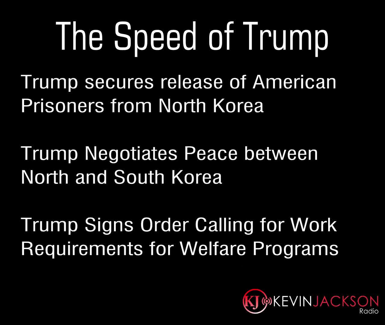 The Speed of Trump